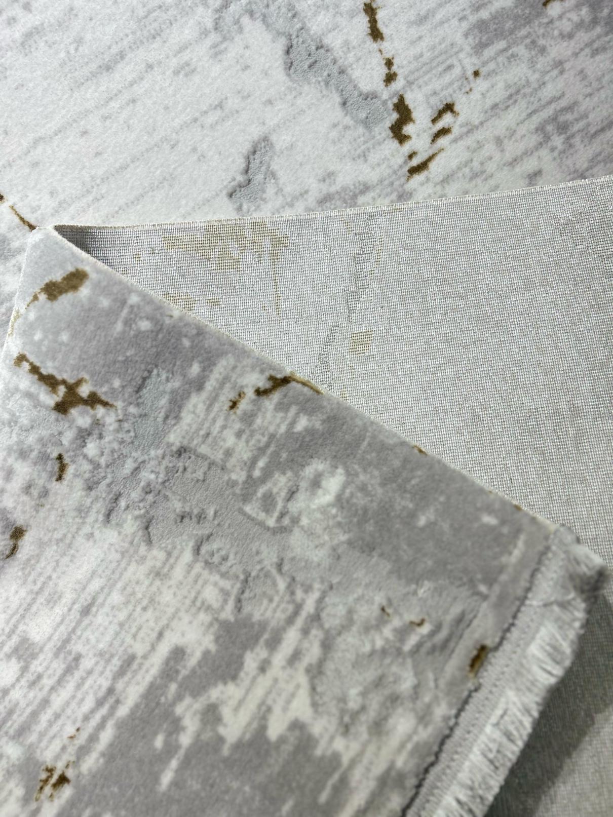 Covor cu design modern PIERRE PARIS, Gri/Auriu