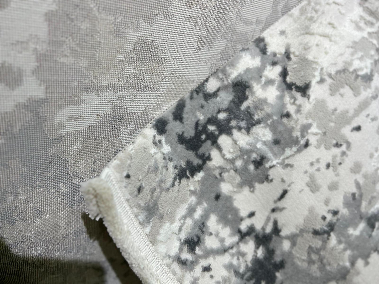 Covor cu design modern EVITA, Gri inchis/Bej