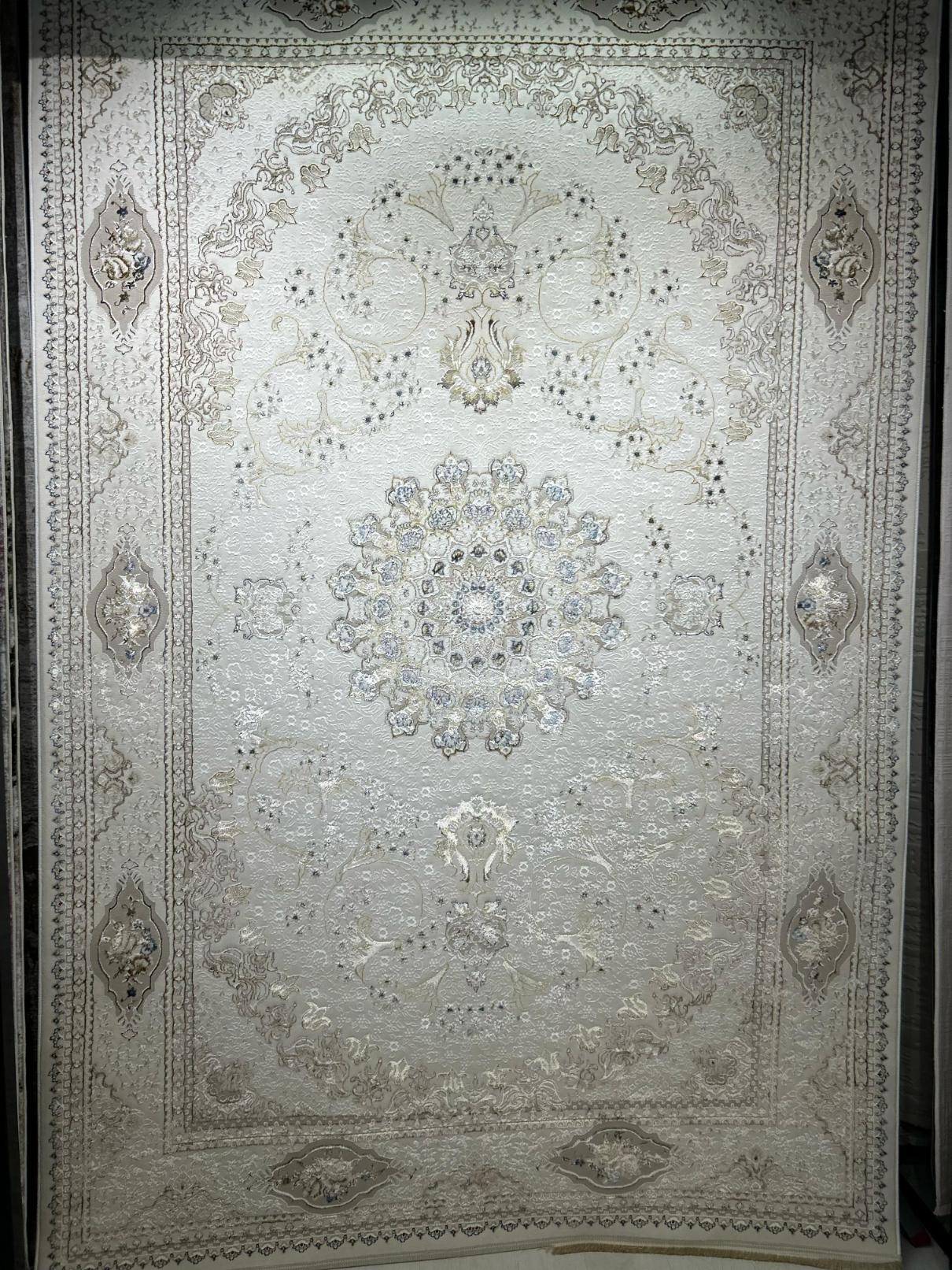 Covor cu design modern LUX MASHHAD, Crem/vison