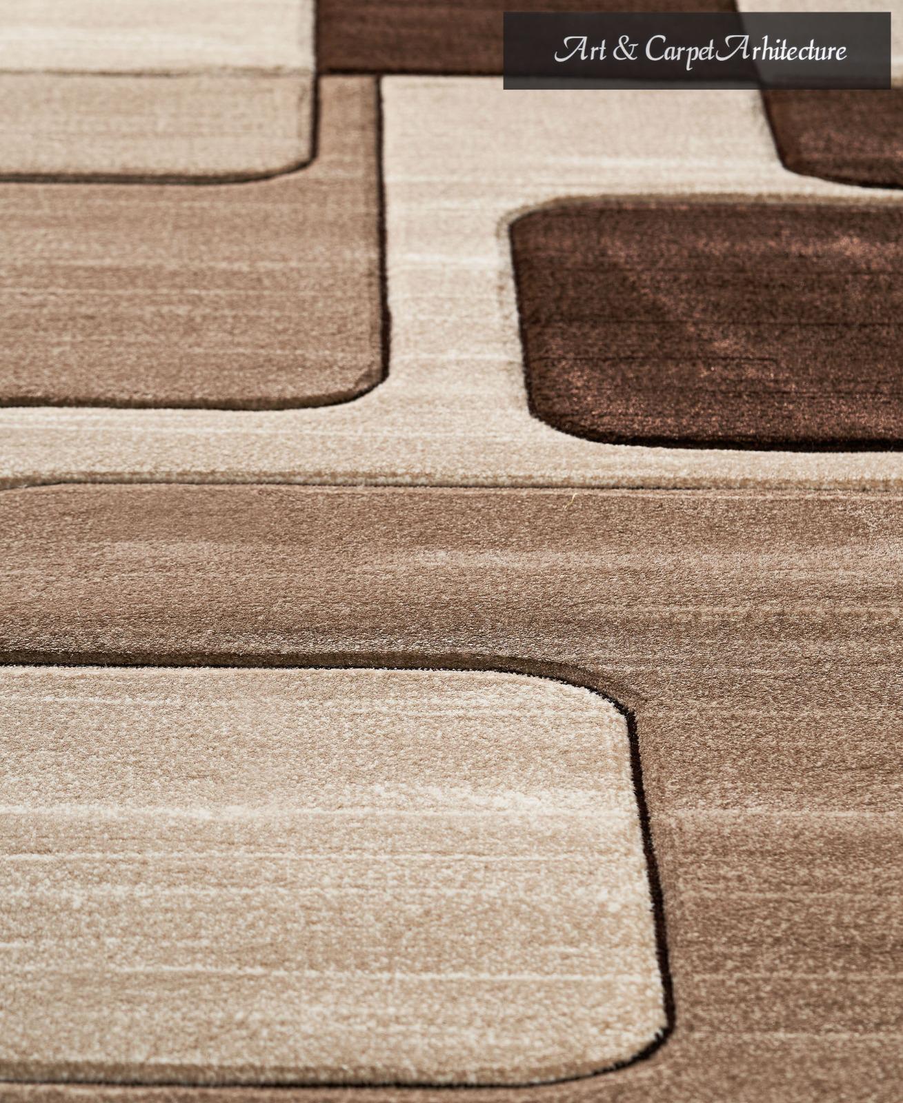 Covor cu design modern IMPERIAL, Bej/Maro 2