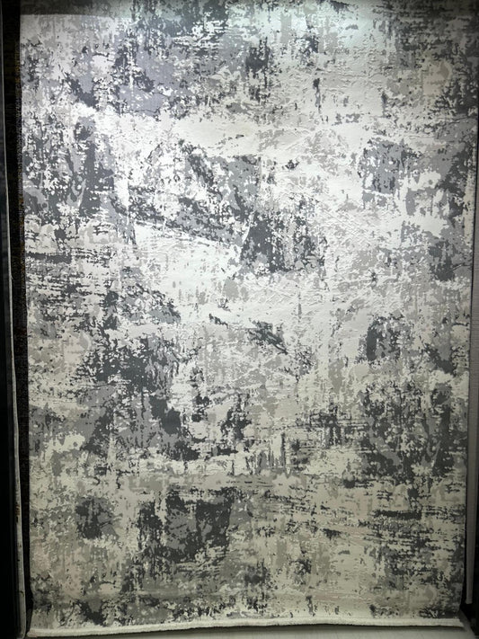 Covor cu design modern EVITA, Gri inchis/Bej