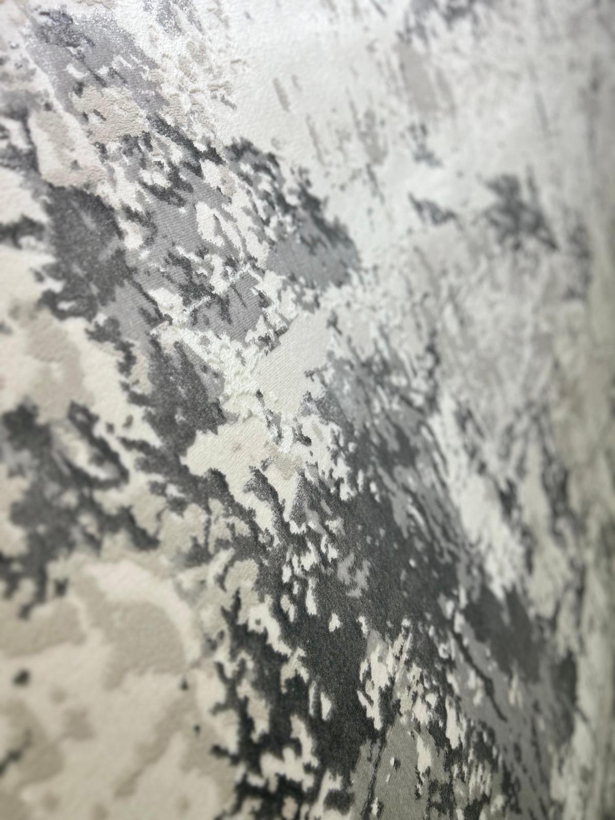 Covor cu design modern EVITA, Gri inchis/Bej